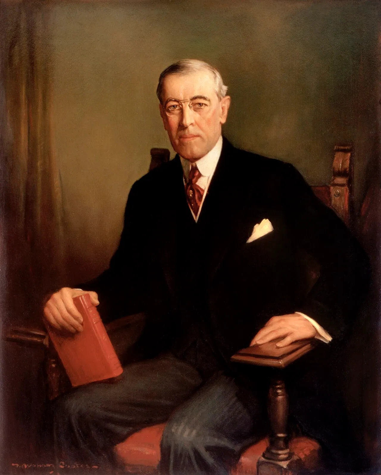 ABD Başkanı Woodrow Wilson'ın resmî portresi