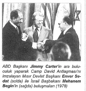 Camp David: Enver Sedat, Jimmy Carter ve Menahem Begin (1978)