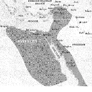 Eyyûbiler haritası