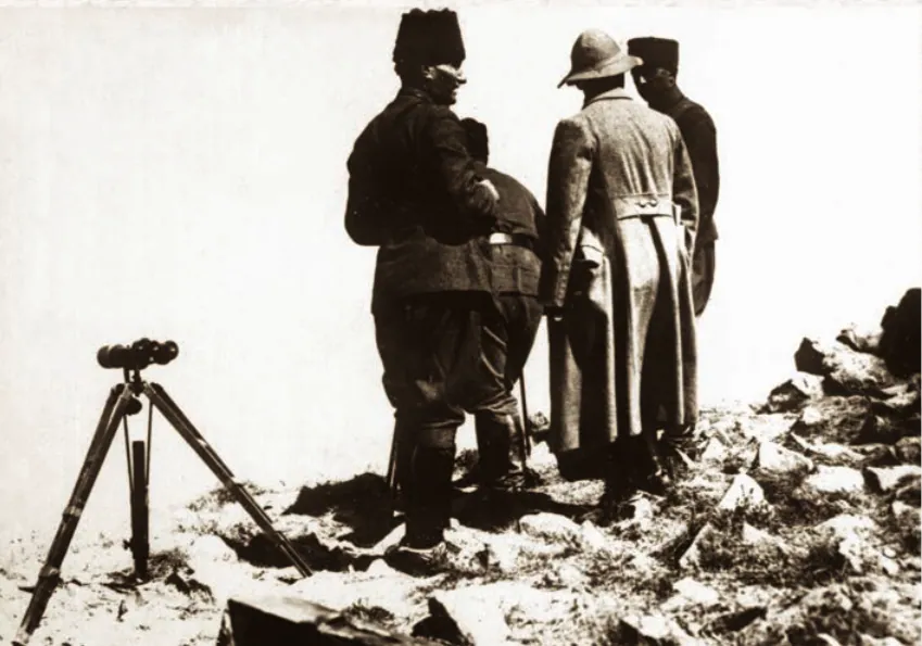 Mustafa Kemal Paşa Kocatepe'de (26 Ağustos 1922)