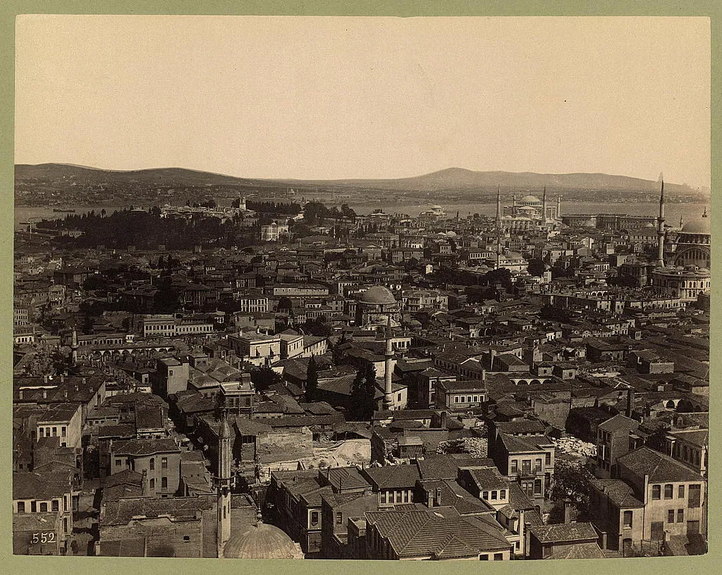 Topkapı Sarayı ve Ayasofya (Abdullah Fréres, 19. yüzyıl)