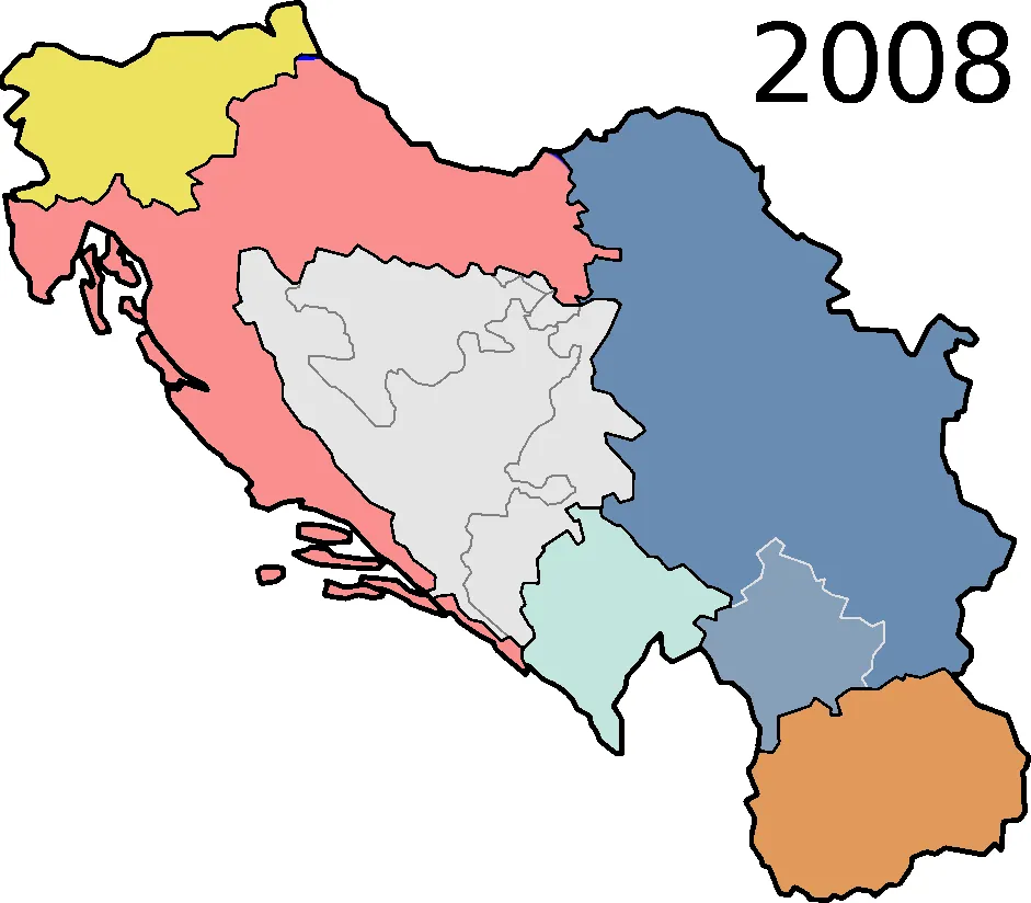 Yugoslavya'nın dağılmasından sonra kurulan devletler
