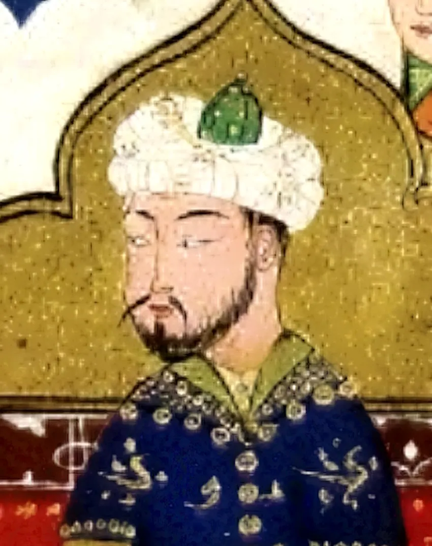 Yıldırım Bayezid'in tahta çıkışını gösteren minyatür