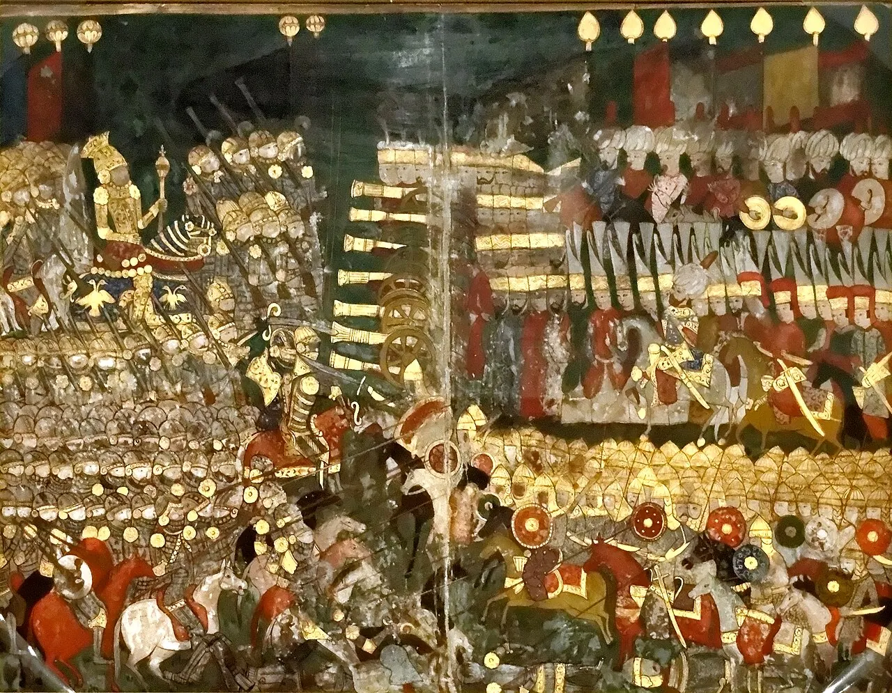 Mohaç Savaşı'nı gösteren Osmanlı minyatürü