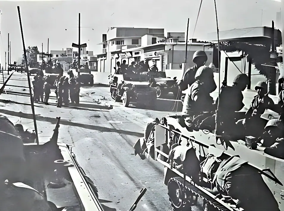 1967 Altı Gün Savaşı'ndan bir fotoğraf
